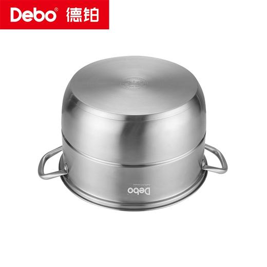 Debo德铂-安吉洛7L蒸锅 盖兹卡10L蒸锅 玛格丽12L蒸锅 聚能复底 蒸，焖，炖食物更美味（配锅盖、蒸片、蒸格） 商品图3