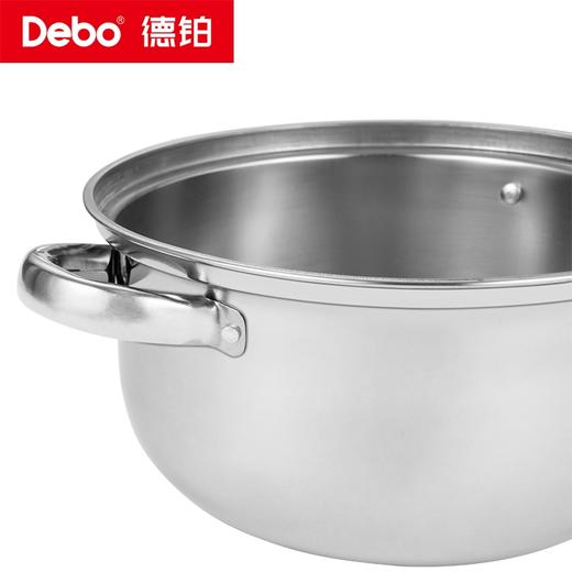 Debo德铂-弗伦斯堡汤锅2.5L优秀不锈钢 不挑灶炉（配锅盖） 商品图9