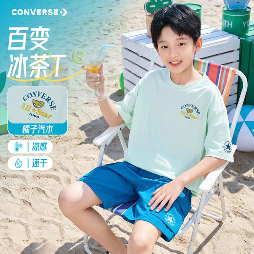 CONVERSE 夏 大童小童 儿童童装T恤 CNVN-TE-K203 商品图6
