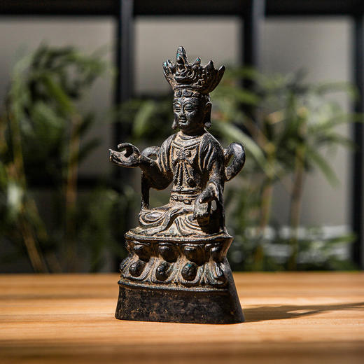 清代铜菩萨像 商品图2