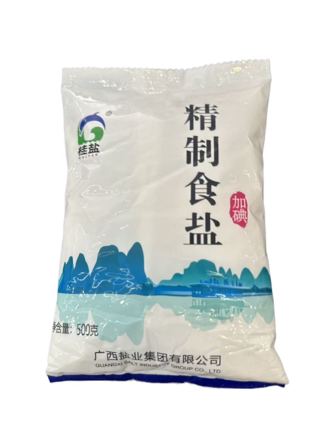 桂盐精制食盐500g