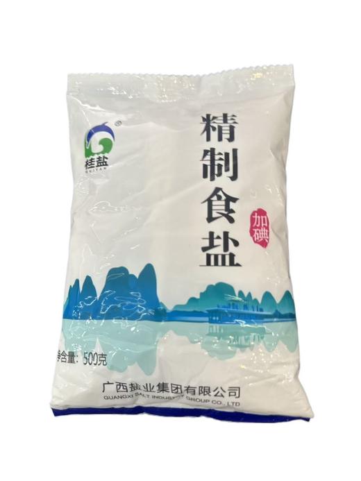 桂盐精制食盐500g 商品图0