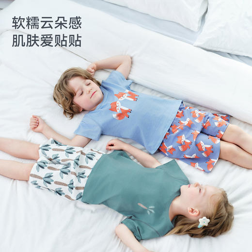 【2026春夏新品】ibaby×outlast太空科技恒温抑菌儿童短袖短裤套装亲子装 商品图4