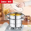Debo德铂-科洛姆早餐蒸锅2.6L 小份量蒸煮 新鲜美味不浪费（配玻璃锅盖、蒸蛋架、蒸格） 商品缩略图2