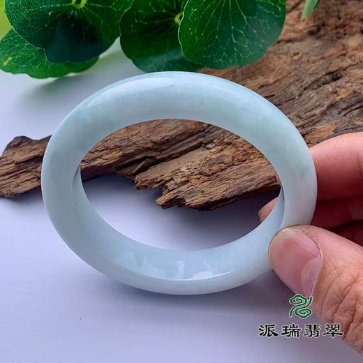 派瑞翡翠 翡翠手镯 糯种 绿色 商品图1