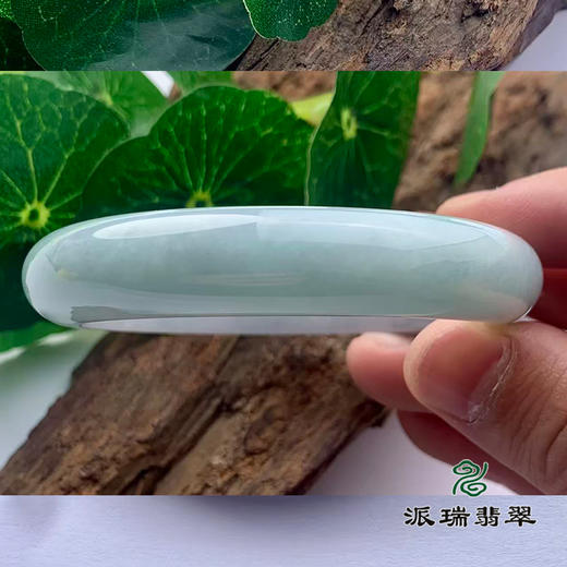 派瑞翡翠 翡翠手镯 糯种 绿色 商品图2