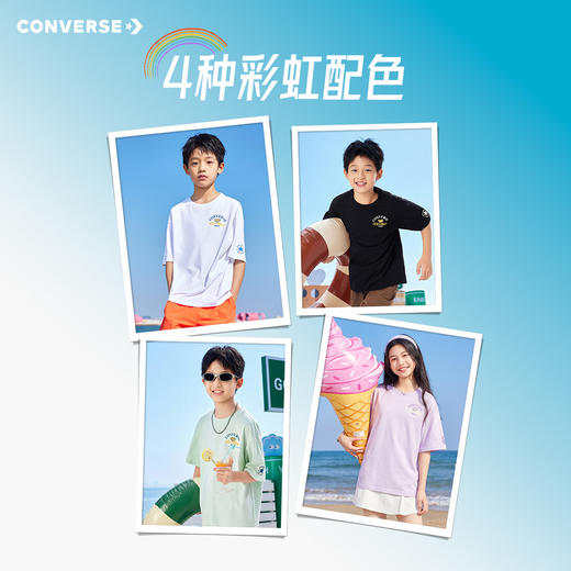 CONVERSE 夏 大童小童 儿童童装T恤 CNVN-TE-K203 商品图2