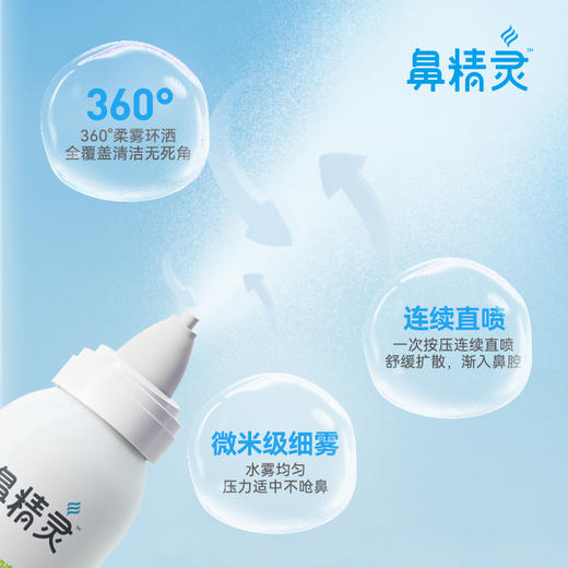 BGO鼻精灵海盐水鼻喷剂鼻腔喷雾儿童洗鼻子生理性洗鼻盐水鼻喷婴儿90ml 商品图3