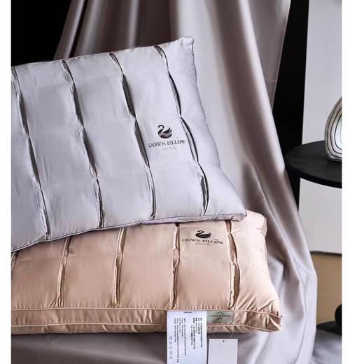 馨亭 舒眠枕-云叠羽眠枕灰色/香槟色 商品图0