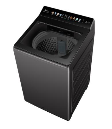 美的（252288）MB10F2 波轮全自动洗衣机 金属钛 门盖金属钛,白玻,普通银丝印 钢化玻璃 波轮式 220V 商品图1