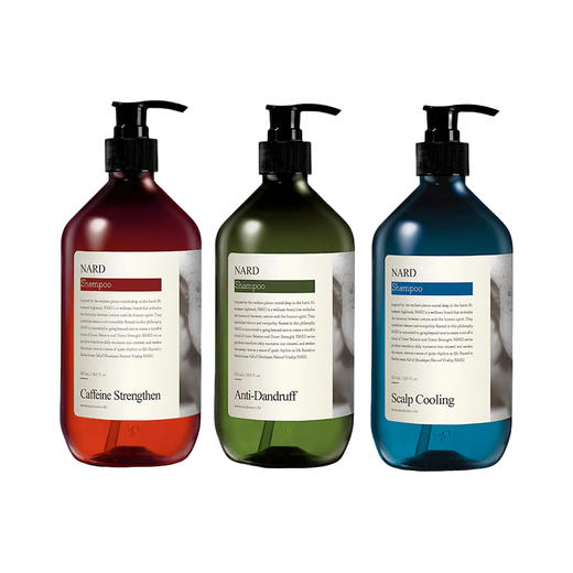 韩国进口纳特丽洗发水500ml/瓶 【去屑止痒|清凉酷爽|咖啡因防断发】 商品图5