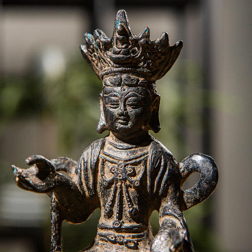 清代铜菩萨像 商品图4