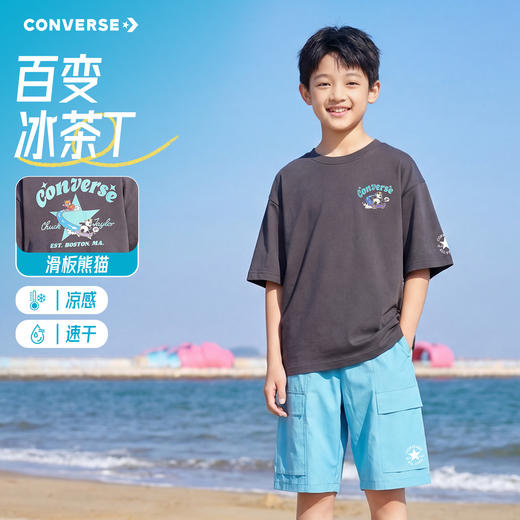 CONVERSE 夏 大童小童 儿童童装T恤 CNVN-TE-K219 商品图5