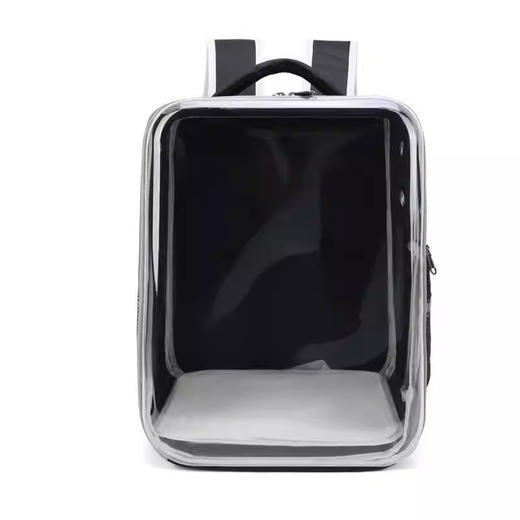 美国 宠物太空舱全透明背包 双肩包透气轻便 适用猫咪狗狗背包 粉色 商品图4