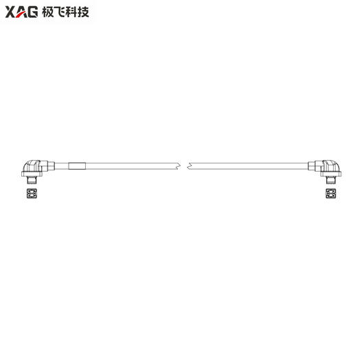 极飞 P120/P200/P150 Ultra 气压传感器线(P120 尾插线) 农机配件 商品图0