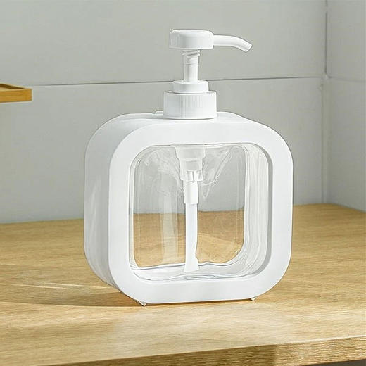 【1个装】美国 挤压式分装瓶 厨房浴室清洁液体用瓶 容器分装300ml 白色 商品图7