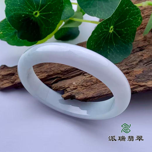 派瑞翡翠 翡翠手镯 糯种 紫色 商品图0