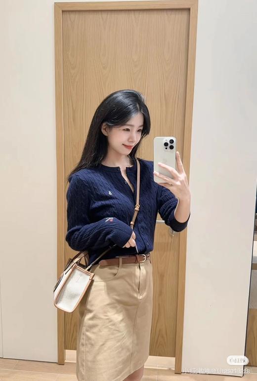 谭松韵同款 哈吉斯HAZZYS女士麻花开衫系列 商品图9