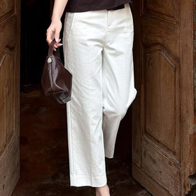 【预售7天】良木礼九分烟管裤（3331）