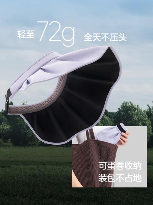 蕉下女士轻薄黑胶贝壳防晒帽BM017 商品图3