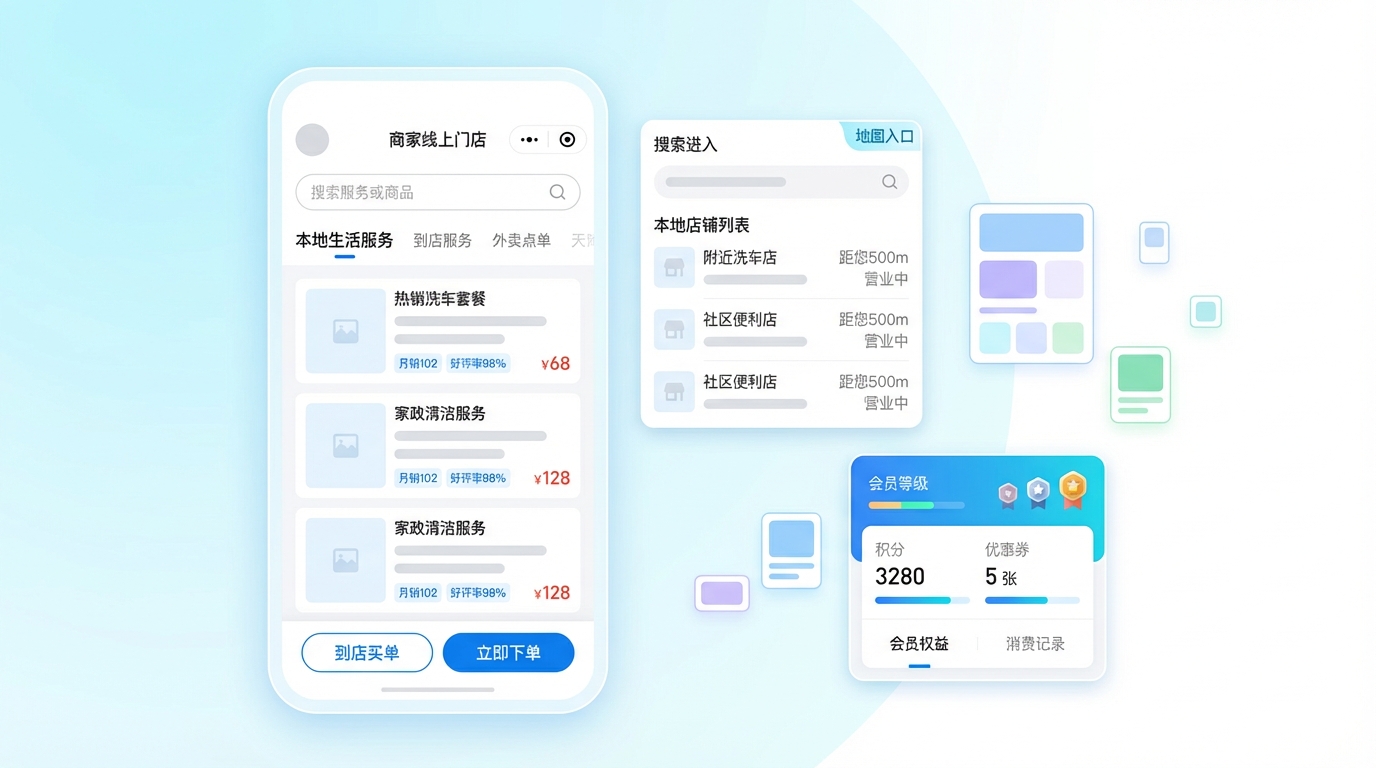 百度小程序开发 - 商家线上门店搭建