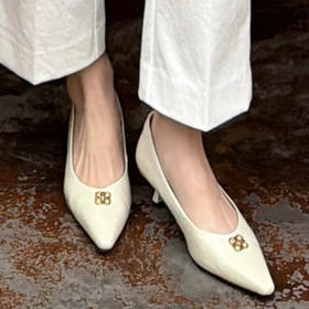 【预售7天】良木礼牛皮低跟鞋（1784）