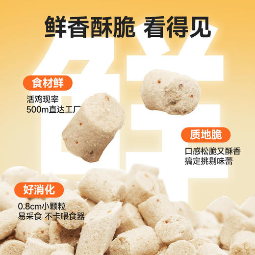 淘豆玩国全价猫用主食冻干多晶磷虾脆脆300g   宠物食品 商品图4