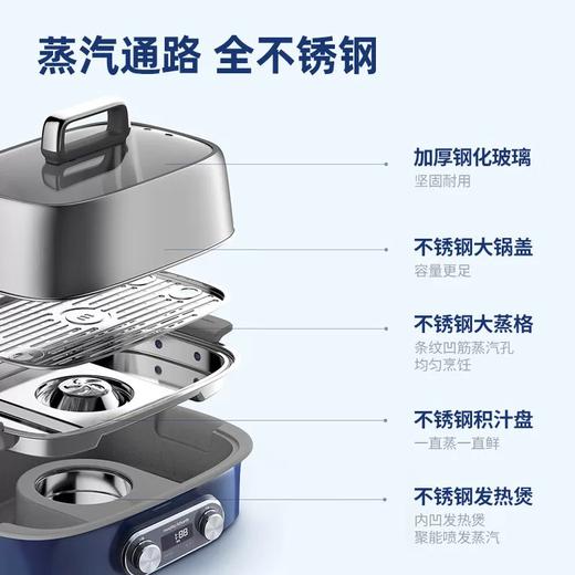 1.8L摩飞极速蒸锅（双层）MR1168（白） 商品图2