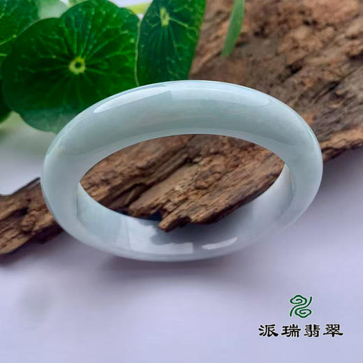 派瑞翡翠 翡翠手镯 糯种 绿色 商品图0