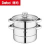Debo德铂-科洛姆早餐蒸锅2.6L 小份量蒸煮 新鲜美味不浪费（配玻璃锅盖、蒸蛋架、蒸格） 商品缩略图9