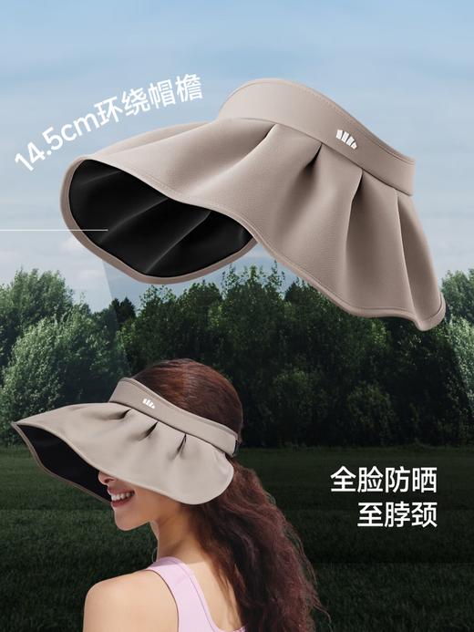 蕉下女士轻薄黑胶贝壳防晒帽BM017 商品图1