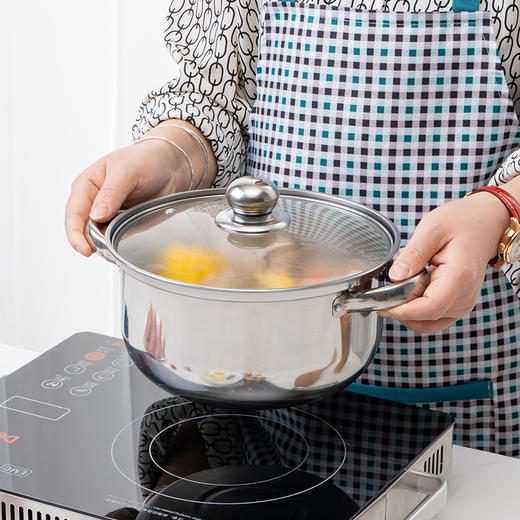 Debo德铂-弗伦斯堡汤锅2.5L优秀不锈钢 不挑灶炉（配锅盖） 商品图3