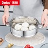 Debo德铂-莱纳汤蒸锅4L 蒸煮两用 不挑炉灶（配玻璃锅盖、蒸格） 商品缩略图4