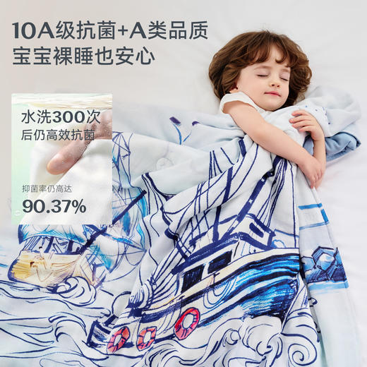 【2026春夏新品】26SS独幅印花纱布睡被90G(120×150cm)-预售 商品图3