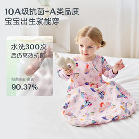 【2026春夏新品】ibaby×outlast太空科技恒温婴儿襁褓睡袋新生儿U型四层纱布睡袋使用温度24-28°C
