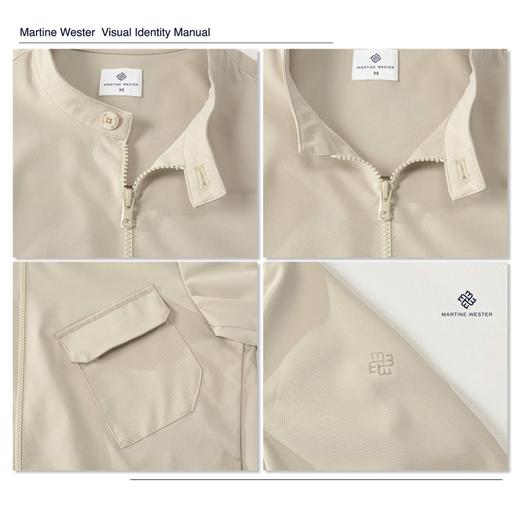 MartineWester 男款羽弦拉链小立领外套11075052 定制solotex面料，挺括有型 商品图6