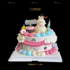 软萌粉兔童趣蛋糕 商品缩略图0