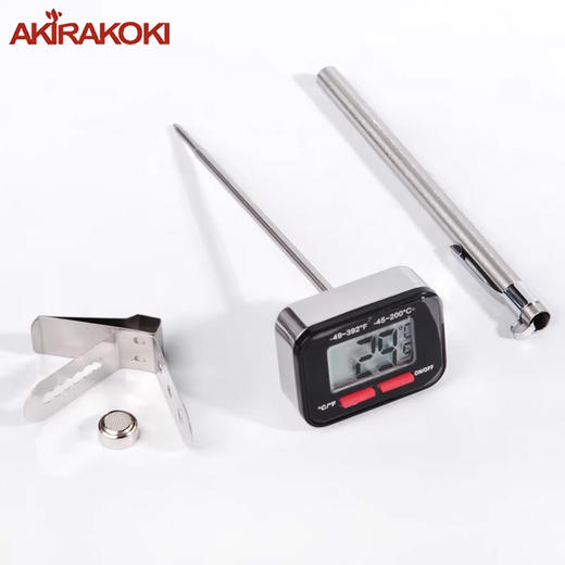台湾 AKIRAKOKI 正晁行手冲咖啡电子温度计 DT-200 食品拉花 大屏数字显示 商品图4