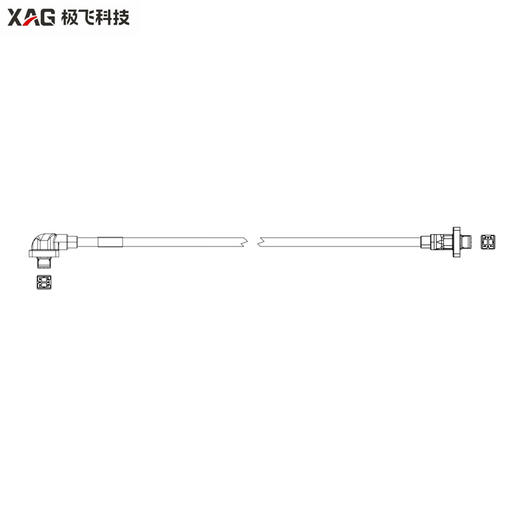极飞 P200/P150 Ultra 叶轮泵&集线盒连接线 农机配件 商品图0
