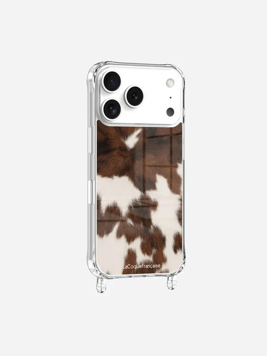 订购14周到｜La Coque Française-Coque-棕色 奶牛纹 手机壳［法国设计师］ 商品图0