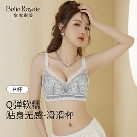皇家丽美内衣女小胸聚拢2026新款爆款无痕收副乳防下垂性感蕾丝文胸WJ956-1
