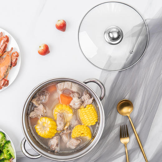 Debo德铂-弗伦斯堡汤锅2.5L优秀不锈钢 不挑灶炉（配锅盖） 商品图4