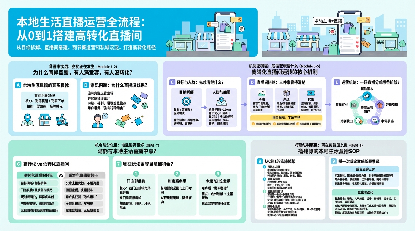 一、本地生活直播前，要先想清楚什么？