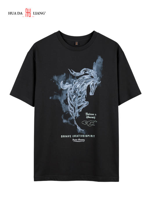 男装26春夏新品圆领短袖T恤2219-1337 商品图1