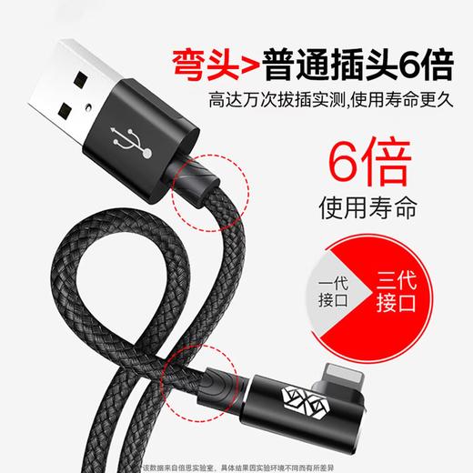 BASEUS/倍思 USB转lightning口（苹果口）MVP弯头手游充电数据线 商品图2