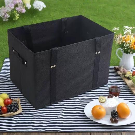 家用大容量环保手提式收纳折叠购物篮收纳盒 商品图0