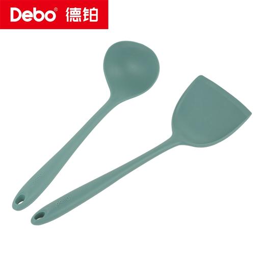 Debo德铂-海格威厨房用具 耐高温硅胶铲勺两件套 隔热防烫 商品图12