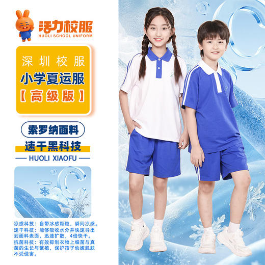 【深色】深圳小学夏季运动服升级版、高级版、特级版 商品图2