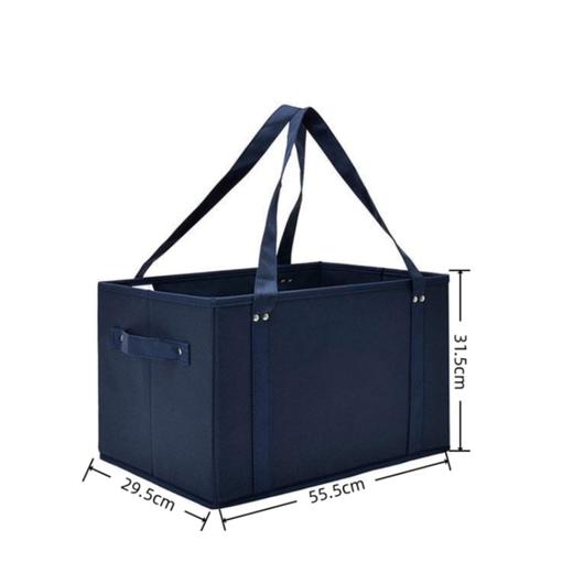 家用大容量环保手提式收纳折叠购物篮收纳盒 商品图1