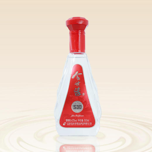 今世缘S30浓香型白酒水42度500ml*6瓶【臻选好酒】 商品图0